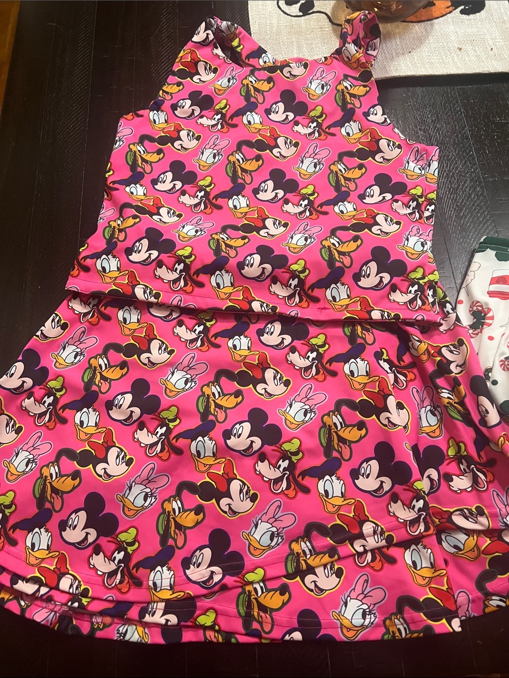 Disney Girls' Pink Mickey & Friends Printed Tank Dress